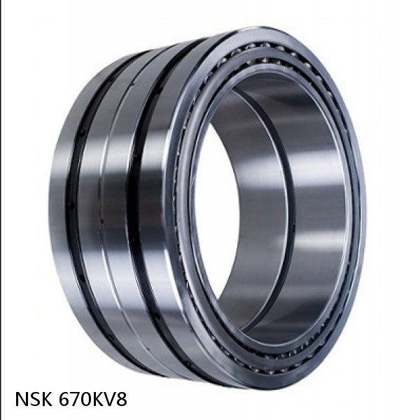 670KV8 NSK Four-Row Tapered Roller Bearing